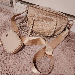 Steve Madden Blush Blinging crossbody/ waist bag